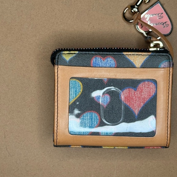 Dooney & Bourke Multicolor Heart Wallet - Picture 4 of 6